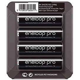 Panasonic Eneloop Pro AA batterier 2500 mAh